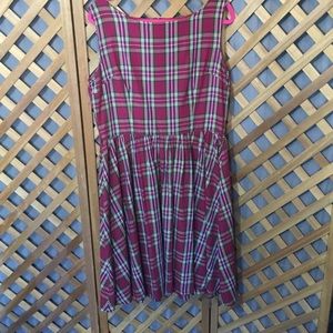 Pretty in Plaid XL Retro Lindy Bop Dress Pinup